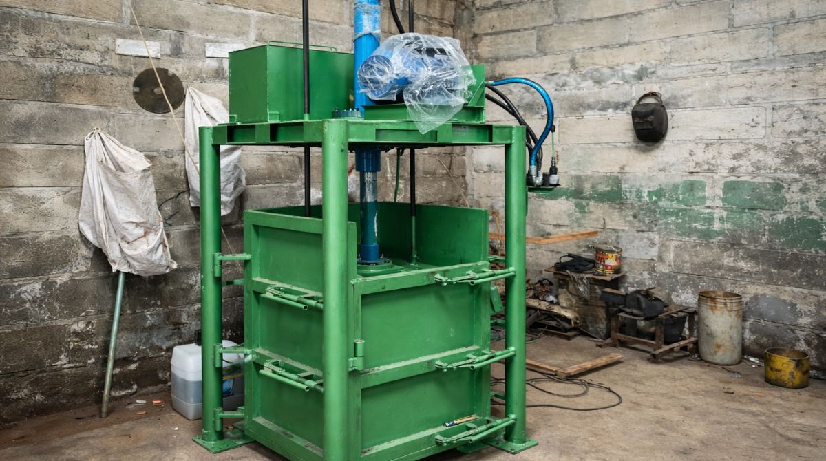 Mesin Press Hidrolik Otomatis Untuk Optimalkan Pengolahan Sampah